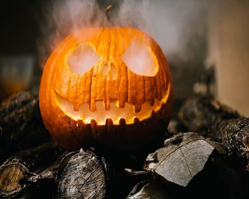 cómo decorar una mesa para Halloween