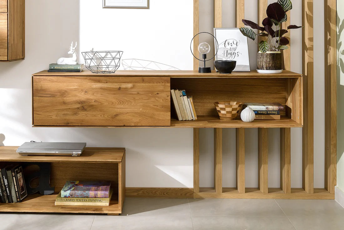 NordicStory muebles de madera maciza roble, espacio reducido, espacio estrecho
