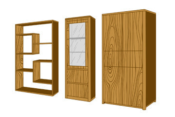 Armarios de madera maciza