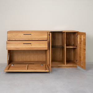 Aparador de madera maciza roble Arvik 4 | NordicStory