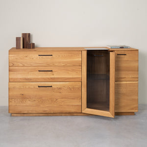 Aparador de madera maciza roble Arvik 4 | NordicStory