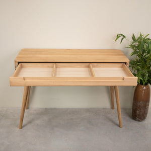 Mesa escritorio tocador de madera maciza de roble Escandi Atelier | NordicStory