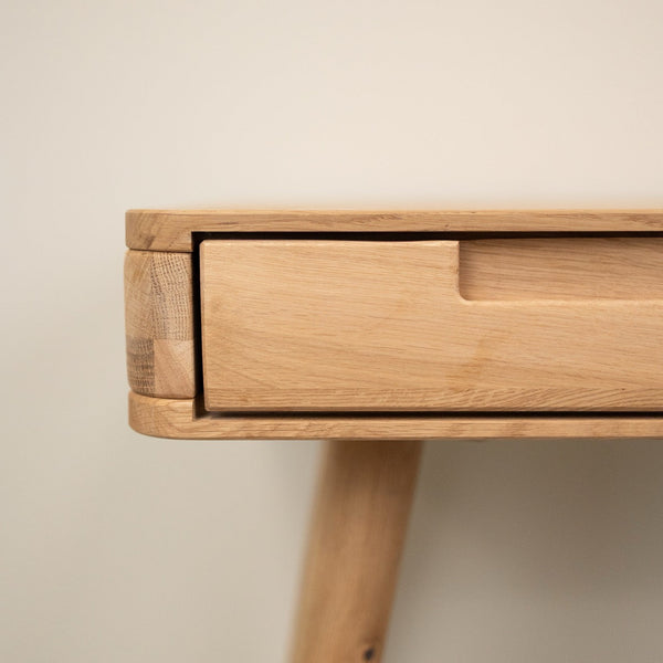 Mesa escritorio tocador de madera maciza de roble Escandi Atelier | NordicStory