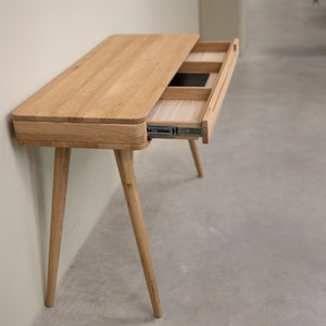 Mesa escritorio tocador de madera maciza de roble Escandi Atelier | NordicStory
