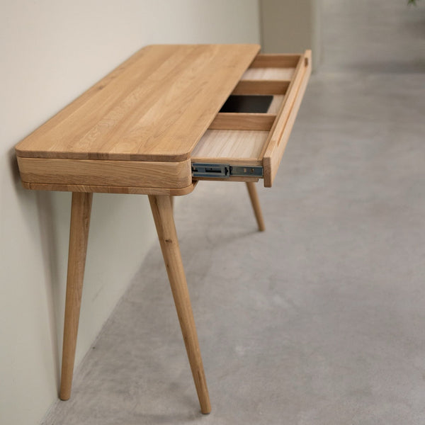 Mesa escritorio tocador de madera maciza de roble Escandi Atelier | NordicStory