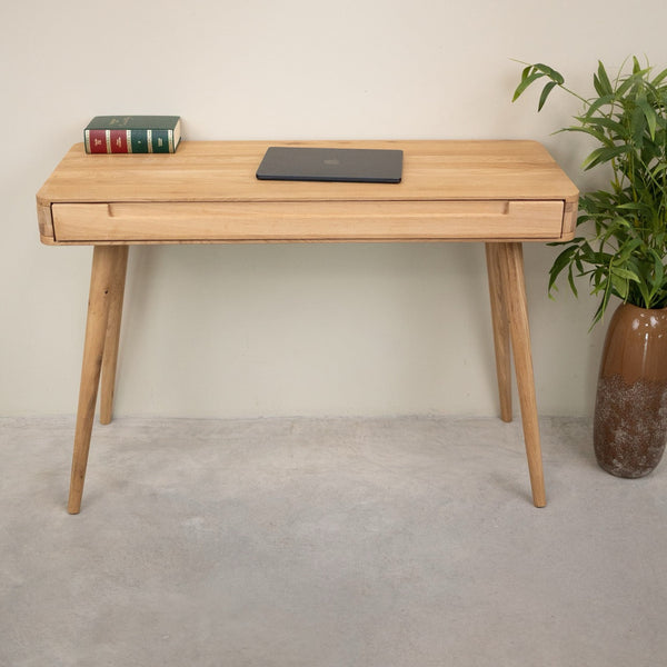 Mesa escritorio tocador de madera maciza de roble Escandi Atelier | NordicStory