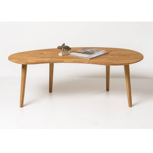 Mesa de centro apilables de madera maciza de roble Escandi | NordicStory