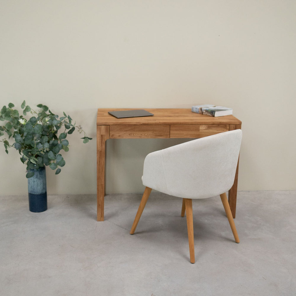 Mesa escritorio de madera maciza de roble Axel I | NordicStory