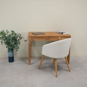 Mesa escritorio de madera maciza de roble Axel I | NordicStory