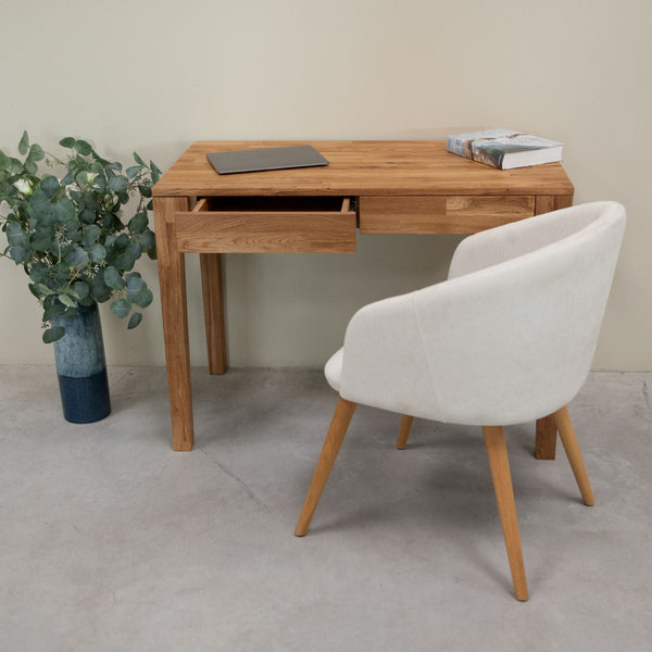 Mesa escritorio de madera maciza de roble Axel I | NordicStory