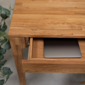Mesa escritorio de madera maciza de roble Axel I | NordicStory