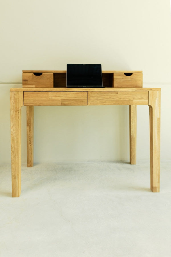 Mesa escritorio de madera maciza de roble Axel II | NordicStory