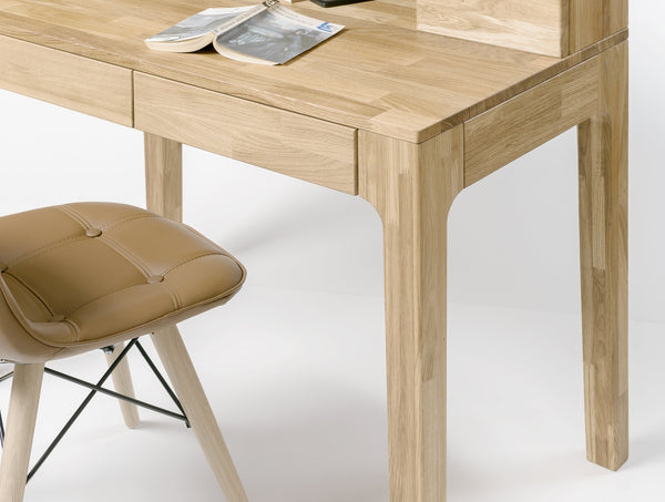 Mesa escritorio de madera maciza de roble Axel II | NordicStory