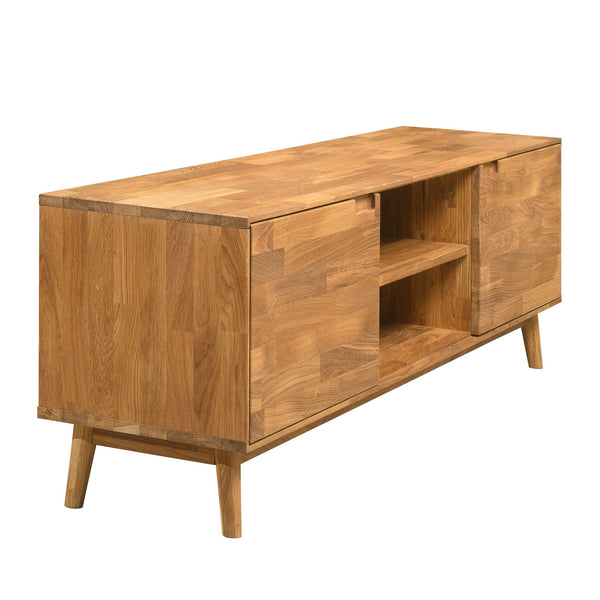 Mueble de TV de madera maciza de roble Escandi | NordicStory
