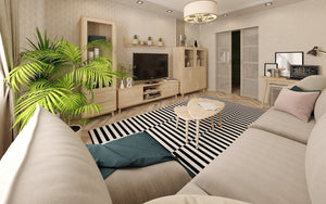 Mueble de TV de madera maciza de roble Escandi | NordicStory