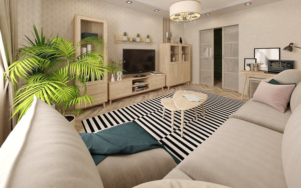 Mueble de TV de madera maciza de roble Escandi | NordicStory