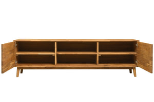 Mueble de TV de madera maciza de roble Escandi | NordicStory