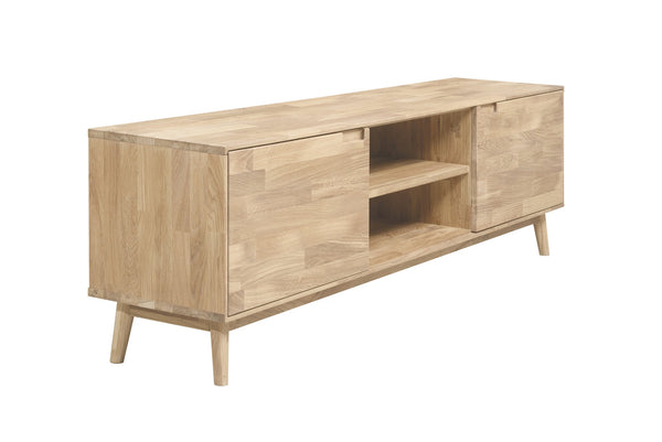 Mueble de TV de madera maciza de roble Escandi | NordicStory