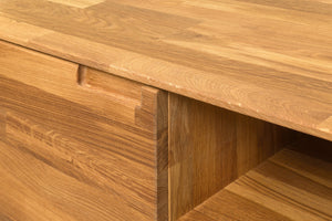 Mueble de TV de madera maciza de roble Escandi | NordicStory