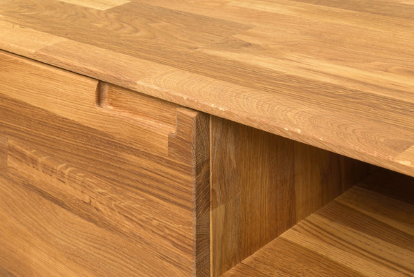 Mueble de TV de madera maciza de roble Escandi | NordicStory