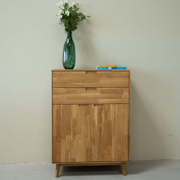 Sinfonier Cómoda de madera maciza de roble Escandi 2 | NordicStory