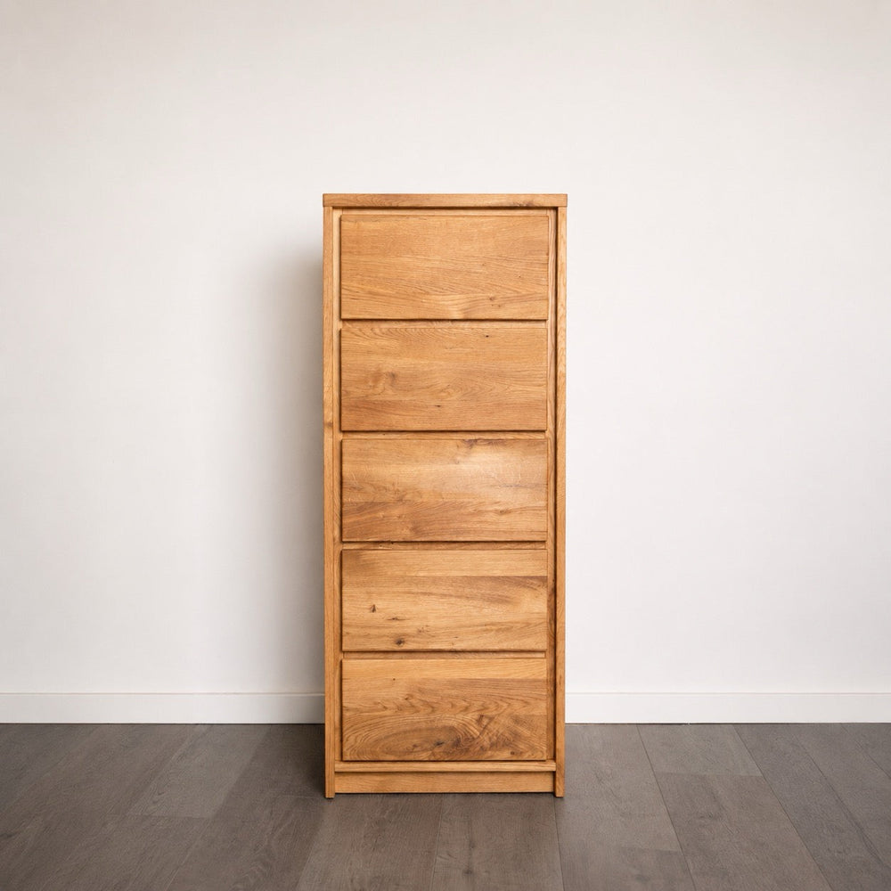 Cómoda alta de madera maciza de roble Oregon | NordicStory