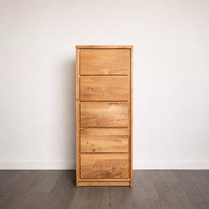 Cómoda alta de madera maciza de roble Oregon | NordicStory