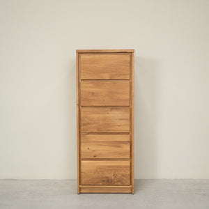 Cómoda alta de madera maciza de roble Oregon | NordicStory