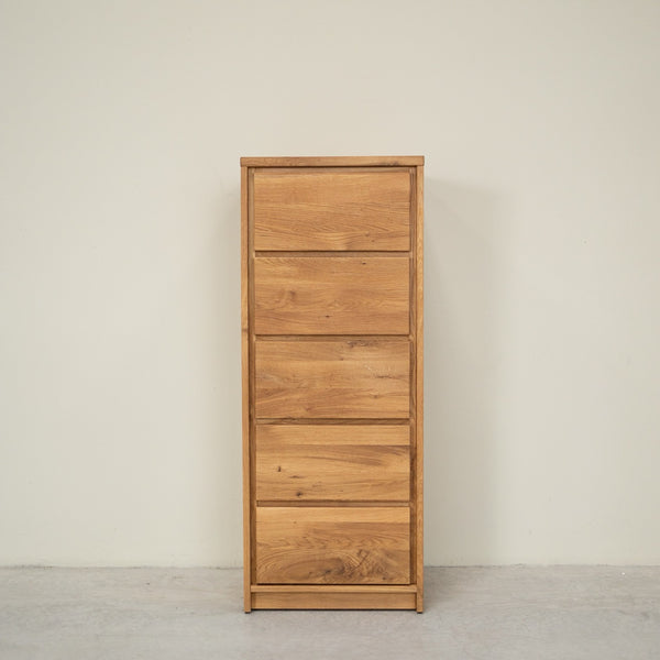 Cómoda alta de madera maciza de roble Oregon | NordicStory