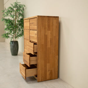 Aparador alto de madera maciza de roble Oregon 1.5 | NordicStory