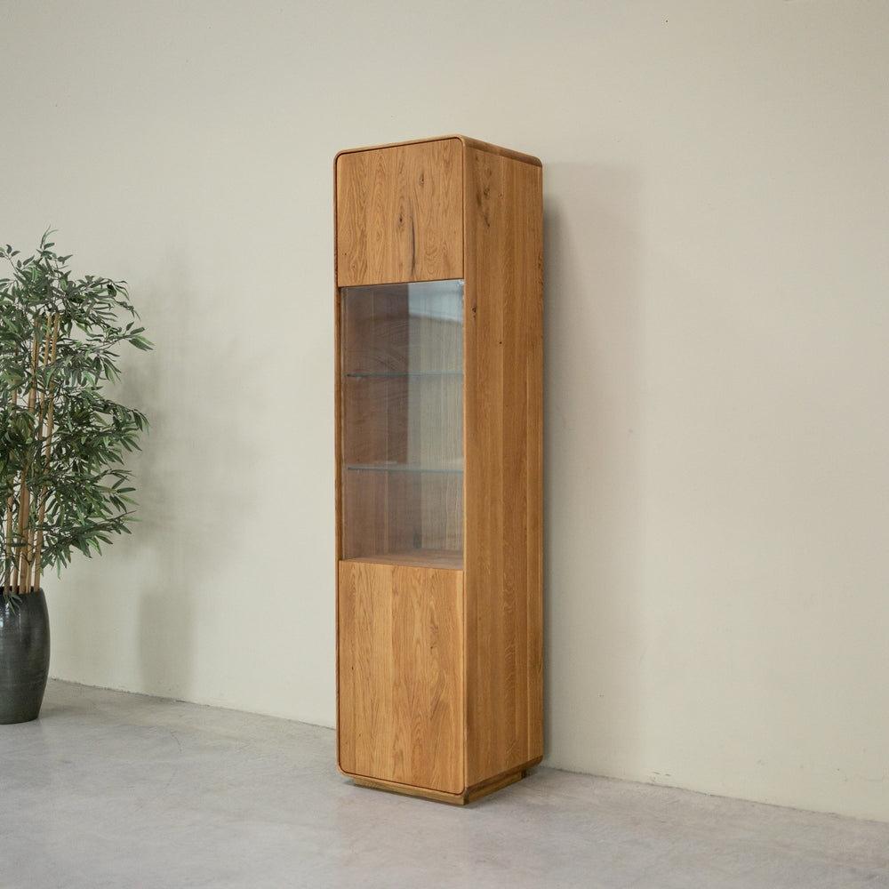 Vitrina de madera maciza roble Geneva 26 | NordicStory