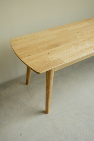 Banco de madera maciza de roble Escandi | NordicStory