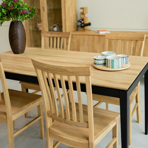 Pack de 2 o 4 Sillas de Comedor de Madera Maciza de Roble Provance | NordicStory