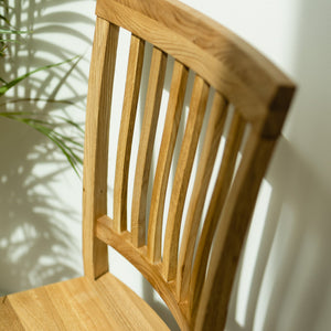 Pack de 2 o 4 Sillas de Comedor de Madera Maciza de Roble Provance | NordicStory