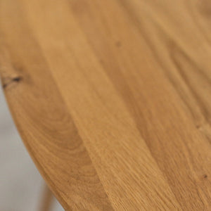 Mesa extensible de comedor de madera maciza de roble MOBY | NordicStory