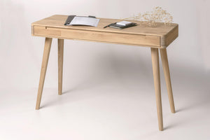 Mesa escritorio tocador de madera maciza de roble Escandi | NordicStory