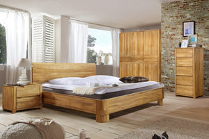 Mesa de noche de madera maciza de roble Elsa | NordicStory