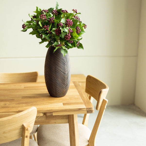Mesa extensible de comedor de madera maciza de roble Mini 1 | NordicStory