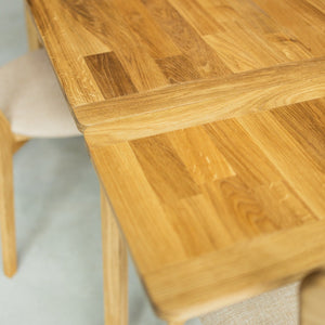 Mesa extensible de comedor de madera maciza de roble Mini 1 | NordicStory