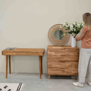 Cómoda de madera maciza de roble Escandi 1 | NordicStory