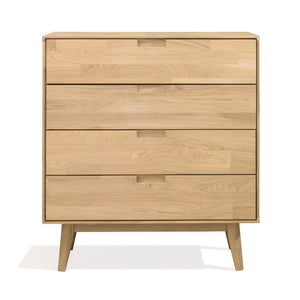 Cómoda de madera maciza de roble Escandi 1 | NordicStory