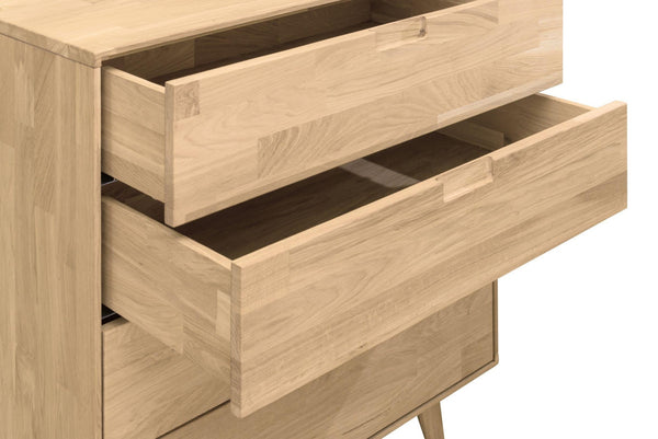 Cómoda de madera maciza de roble Escandi 1 | NordicStory