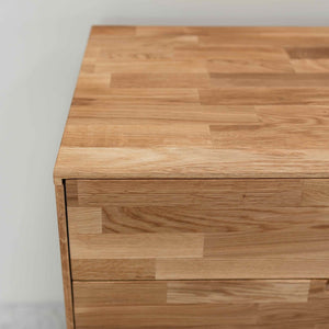 Cómoda de madera maciza de roble Escandi 1 | NordicStory