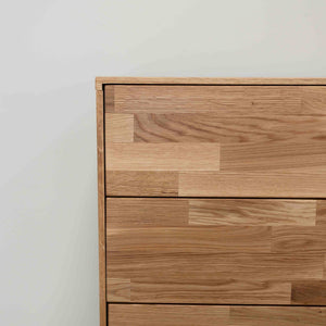 Cómoda de madera maciza de roble Escandi 1 | NordicStory