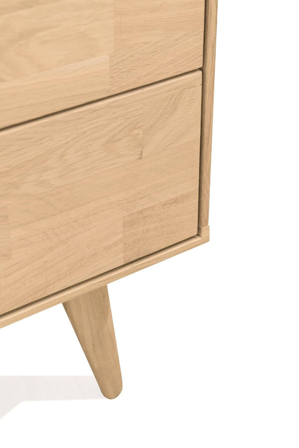 Cómoda de madera maciza de roble Escandi 1 | NordicStory
