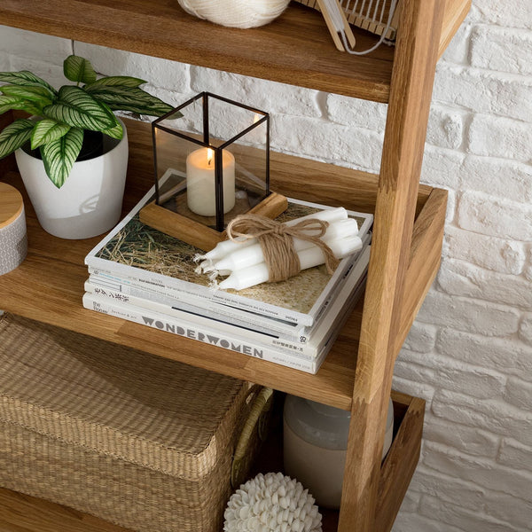 Estanteria Libreria de madera maciza de roble Escandi | NordicStory