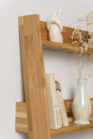 Estanteria Libreria de madera maciza de roble Escandi | NordicStory