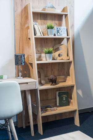 Estanteria Libreria de madera maciza de roble Escandi | NordicStory