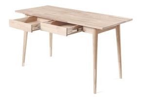 Mesa escritorio de madera maciza de roble Escandi  | NordicStory