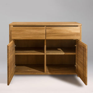 Aparador Cómoda de madera maciza de roble Elsa 2 | NordicStory